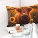 thumbnail image 4 of Balery Vintage Sunflower Cow B Funda de Cojín Estampada, Regalos para Mujeres, Regalos de Amor para Ella, Regalos para Novia o Esposa, Funda de Almohada-14"x20", 4 of 6