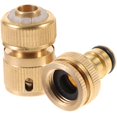 thumbnail image 2 of 1 Pair Repair Connector Quick Connect Garden Hose Fitting Garden Hose End Replacement, 2 of 2