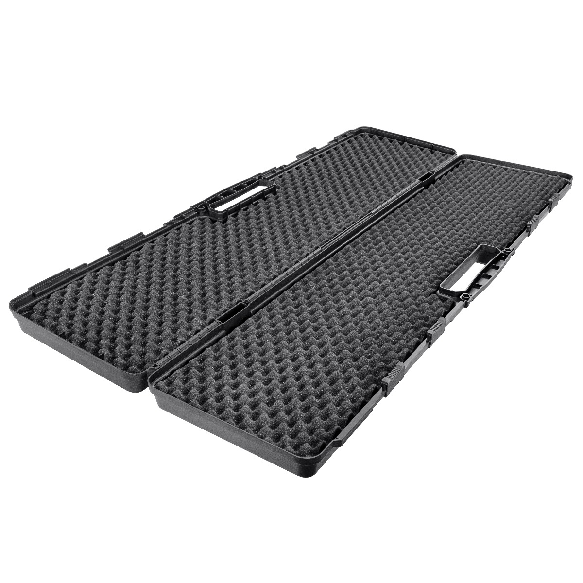 Eylar 48 Inch Intact Series Hard Shell Rifle Case, Lightweight and Durable Stacker Design with Foam (Black)