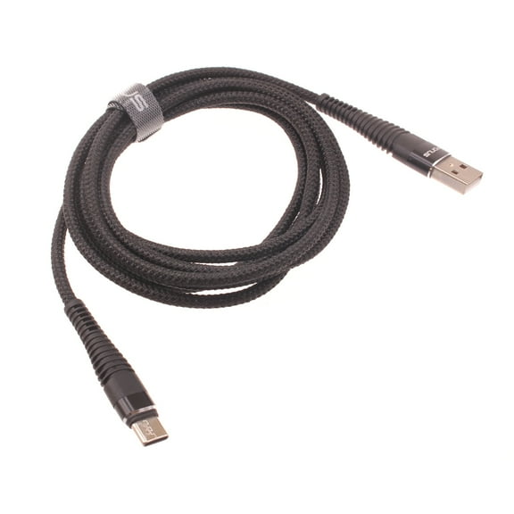 6ft USB-C Cable Type-C Charger Cord Power Wire USB Long Braided D6J for Samsung Galaxy A71 5G,A70,A51,5G,A50,A30s,A21,A20,A11,A10e,A01 - Sonim XP8,XP3 - Sony Xperia 5,10 Plus,1