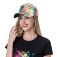 thumbnail image 5 of Salouo Tropical Flowers Print Unisex Sports Hat, Adjustable Golf Dad Hat Outdoor Cap Mountain Dad Hat Adjustable Fit Baseball Cap for Men and Women, 5 of 6