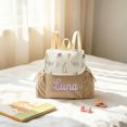 thumbnail image 2 of Leeye Schoolbag Backpack with Embroidered Name and Text Customizable for Picnics Travel Nursery DIY, 2 of 5