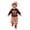 0-Brown&613, variant on Tiijoy Baby Boy Thanksgiving Cotton Long Sleeve Romper Pants Hat 3Pcs Outfits, Sizes 2-3