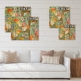 thumbnail image 4 of Designart 'Blooming Orange and White Tulips II' Traditional Print on Natural Pine Wood, 4 of 5