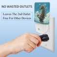 thumbnail image 3 of Sea horse LED Square Night Lights - Stylish and Functional Nightlight for Better Sleep - Energy Saving Plug-in Wall Light with Auto Sensor, 3 of 6