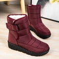 thumbnail image 2 of Ablanczoom Snow Boots for Womens: Warm Fur No-slip Winter Woman Ankle Booties, 2 of 6