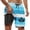 Z01-Sky Blue, variant on YAYUBA Swim Trunks Men 2 In 1 Soft Compression Liner Stretchy Quick Dry Breathable High Elastic Waist Beach Shorts Comfy Stretch Lined Summer Beach Swimwear