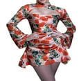 thumbnail image 1 of Femmes Élégante Mini Robe Longue Selecve Bodycon Coupe Courte Robe à Volants Slim Fit Clubwear, 1 of 6