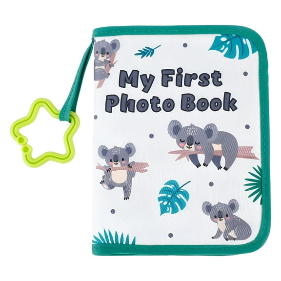 CCOCC Baby's My First Photo Album for Baby 7x5.5in Photos,Baby Photo Album Soft Cloth Family Book,My First Family Album for 4x6 Baby Shower Kids Toddlers Family Pictures,Toddler Photo Album