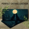 thumbnail image 4 of Wolves Howling at Moon Funny Personalized License Plate Rust-proof Stainless Steel Metal License Plate Suitable For Men And Women 12.2" x 6.2", 4 of 7