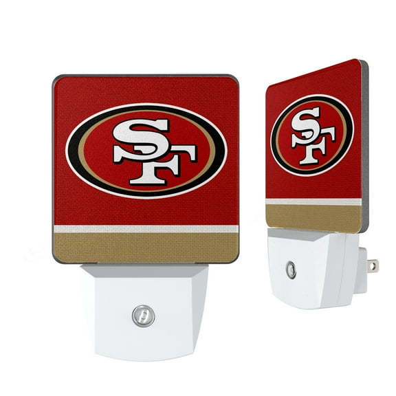 San Francisco 49ers Stripe Design Nightlight 2-Pack