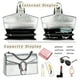 thumbnail image 5 of Bolso de noche con estampado de serpiente DEEPMEOW plateado, 5 of 7