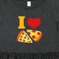 thumbnail image 4 of Inktastic I Love Pizza Girls Toddler Dress, 4 of 5