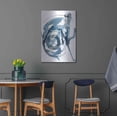 thumbnail image 4 of Luxe Metal Art 'Story Of Hope Blue' by Andrea Haase Metal Wall Art, 24"x36", 4 of 9