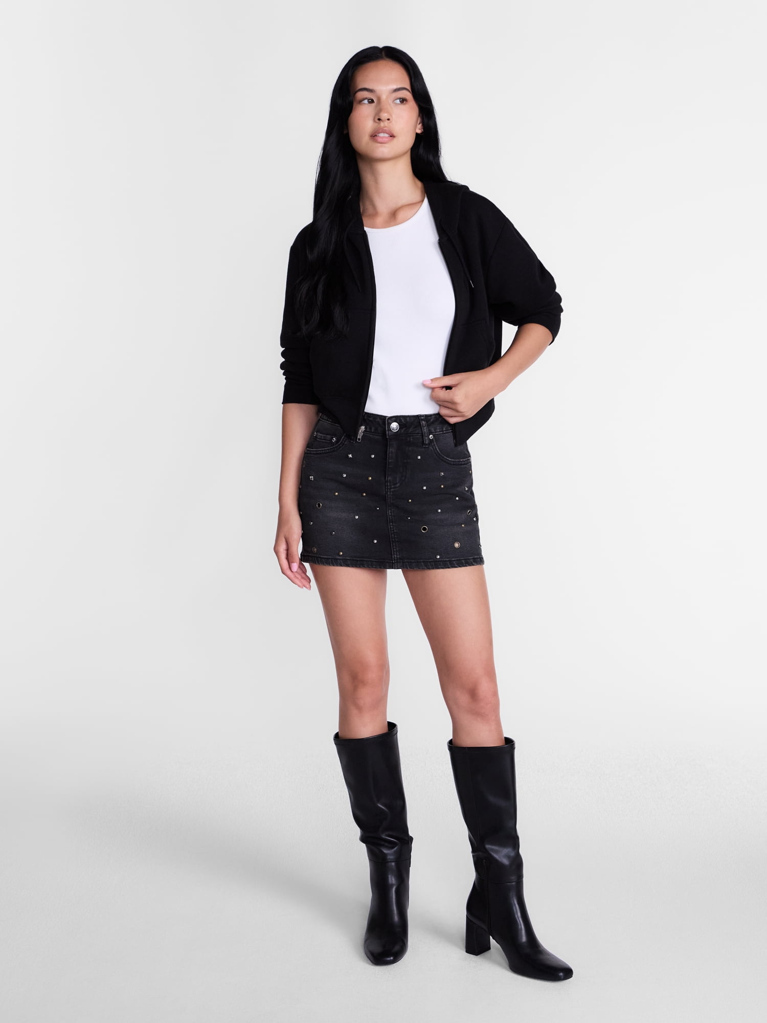 Madden NYC Women’s Grommet Mini Skort, Sizes XXS-XXL