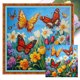 thumbnail image 1 of Kit Punto Cruz Con Flores Hilo Algodón Ecológico Bordado 11CT 40x40cm, 1 of 9