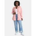thumbnail image 2 of Terra & Sky Women's Plus Knit Shacket, Sizes 0X-5X, 2 of 5