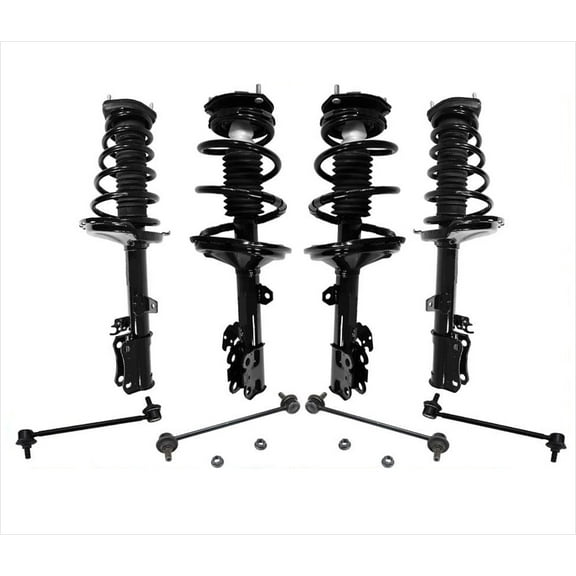 8Pc Complete Struts for Toyota Highlander 04-07 Front Wheel Drive 4 Speed Auto