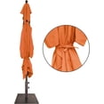 thumbnail image 3 of EliteShade Sunumbrella 6.5x10Ft Rectangular Market Umbrella with Ventilation,Rust, 3 of 7