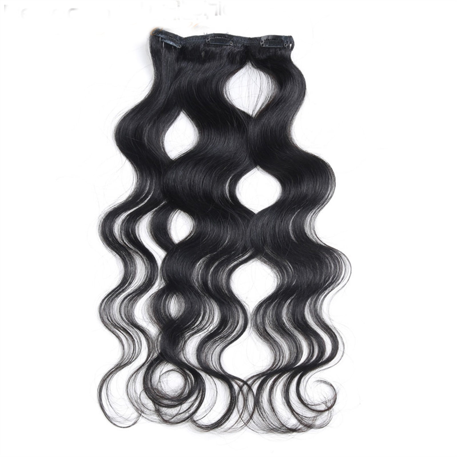Hair Clip In Hair Extensions Real Human Hair - Body Wave Hair Extensions Clip Ins Grade Brazilian Remy Hair 8Pcs With 20Clips Double Wefts Thick and Softt