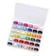 thumbnail image 5 of Colores mezclados bobinas de coser hilo de coser bobina de plástico Kit de accesorios de máquina de coser para el hogar 72 Piezas Yuarrent HA3128-00B, 5 of 6