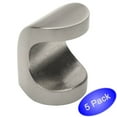 thumbnail image 1 of Cosmas 8798SN Satin Nickel Contemporary Cabinet Hardware Finger Pull - 5 Pack, 1 of 1