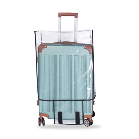 Durable Dustproof Waterproof Luggage Protector Suitcase Covers PVC Luggage Storage Covers Transparent Luggage Cover 18INCH