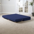 thumbnail image 5 of Jaxx Alon Daybed - Fold-Out Sleeper Chaise with Premium Memory Foam Queen-Size Mattress - Made in the USA - Indigo, 5 of 5