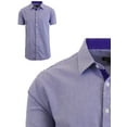 thumbnail image 5 of Mens Short Sleeve Casual Dress Shirts Slim Fit Button Down Houndstooth, 5 of 6