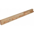 thumbnail image 4 of CONSDAN Coat Rack Wall Mount, USA Grown Hickory Coat Hooks with 5 Hooks, Wooden Coat Hanger Wall Mount for Hanging Coats, Jacket, Clothes, Hat, Natural Hickory, 4 of 6