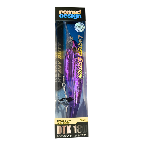 Nomad Design DTX Minnow HD Lures, 7", Purple Haze