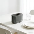 thumbnail image 6 of 1pc Desktop Trash Can, Tiny Plastic Trash Bin for Home Office Desk Dormitory, Compact Waste Basket for Paper Scraps Peel, Sturdy Easy Clean, 6" x 8", 6 of 6