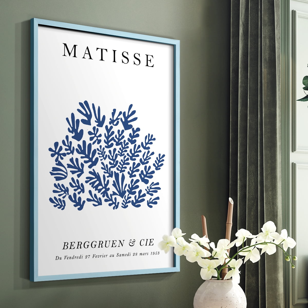 Matisse CCXCIX in Solid Wood 11 x 14 Framed Print
