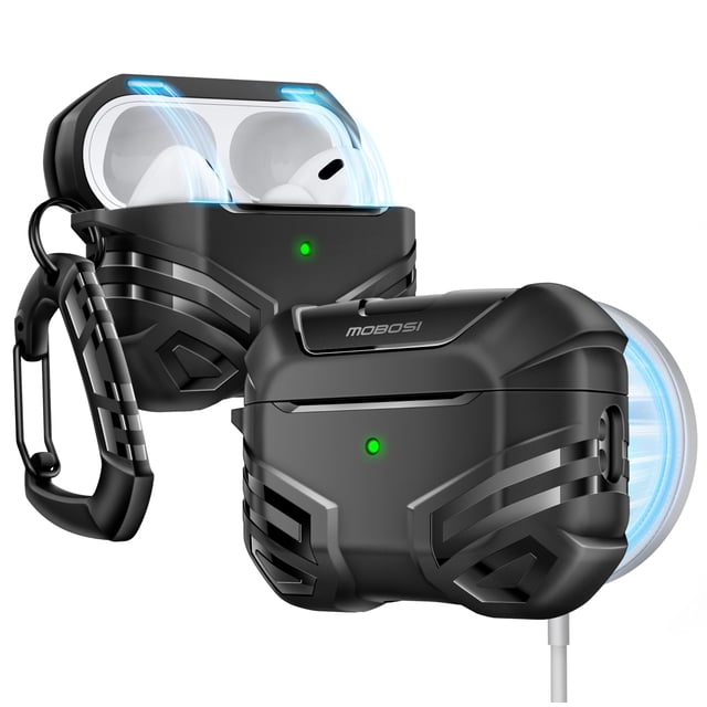 Funda para AirPods Pro MOBOSI Vanguard Armor Series Negra