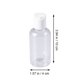 thumbnail image 2 of OUNONA 24Ud Press Bottles White Refillable for Shampoo Lotion Face Wash Travel Storage, 2 of 8