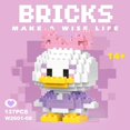 thumbnail image 1 of Disney 108 Style Stitch LinaBell Hello Kitty Building Blocks Princess Cartoon Figrues Bricks Children's Assembly Toys Model Gift, 1 of 5
