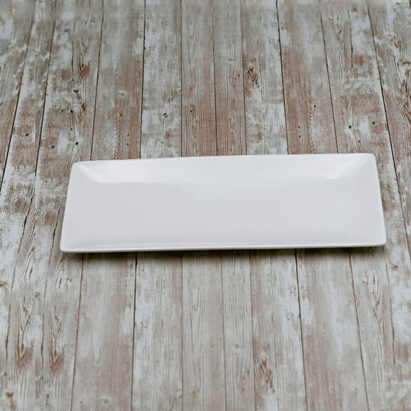 WILMAX FINE PORCELAIN SET OF SUSHI/CANAPE DISHES (14" X 5.5" / SET OF 3)