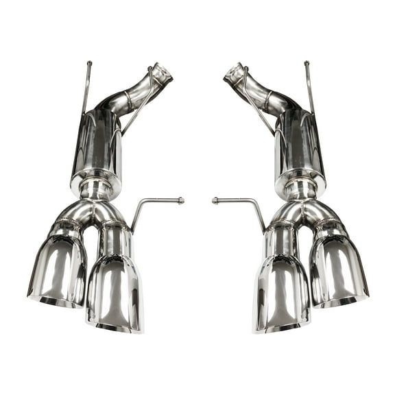 NXT Step Performance Axle Back Exhaust System, Quad Tip Compatible with 2013-14 Mustang GT-500 EX3050