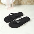 thumbnail image 4 of Hurxie Women's Flip Flop Sandals Black, 4 of 6