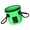 Green, variant on Foldable Bucket Water Container Portable Folding Camp Wash Basin for Outdoor Traveling Hiking 12L