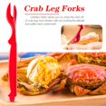 thumbnail image 4 of 6 uds patas de cangrejo-Juego de herramientas de púas para langosta, cangrejo, camarones, cuchillo de púas de mariscos de fácil abridor, herramientas para mariscos, 4 of 5
