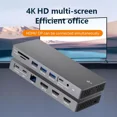 thumbnail image 3 of Hub 13 En 1 Adaptador Usb C A Hdmi Dual + Dp 4k 60hz 10gbps, 3 of 8
