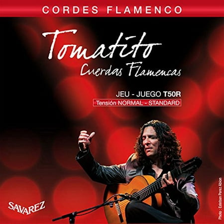Savarez T50R Nylon Classical Guitar Strings, Normal Tension, Tomatito Flamenco Series By Cordoba Guitars from (Best Nylon String Guitar)