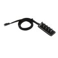 thumbnail image 1 of PCB Fan Hub Cable de Alimentación Ventilador Refrigerador Cable Divisor de Eje Varón Pwm 3p Magideal PCB Fan Hub, 1 of 7