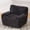 Black, variant on Arouseden 42" Black Boneless Chair for Living Room,Chenille Memory Foam Chair,Upholstered Armchair,Oversized Cloud Chair,Big Comfy Chairs for Living Room,Bedroom,Apartment,Office,No Assembly