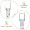 thumbnail image 3 of LOLIPPYY 4Pcs Stainless Steel Buckle For Adjustable Industrial Machinery Use Silver Spring Loaded, 3 of 8