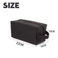 thumbnail image 2 of Travel Toiletry Organizer for RV Trips, Durable Synthetic Rubber Water Resistant Toiletry Bag with Sophisticated Minimalist Design (Easy Wipe and Clean), 2 of 5