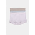 thumbnail image 2 of Joyspun Women's Ribbed Modal Boyshort Panties, 3-Pack, Sizes XS to 3XL, 2 of 5