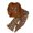 Coffee, variant on HCYSFG Cheetah Print Outfit Sets For Girls Leopard Print 2 Piece Tops Crewneck Long Sleeve Bow Print Top Flare Pants Bottoms