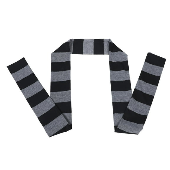 Worgeous Women'S Punk Fashion Striped Scarf Cotton Scarf Winter Warmth Scarf For Everyday Casual Wear Halloween Costume Scarf Stylish Neck Accessory